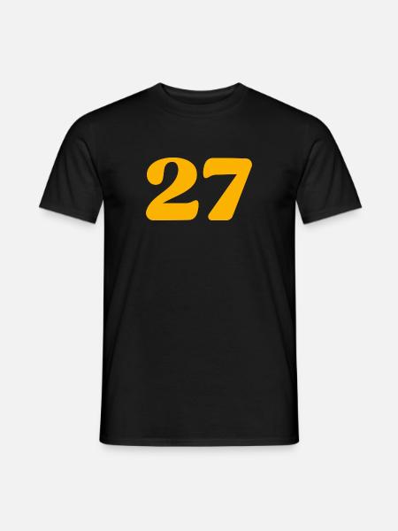 27 - Men's T-Shirt - black