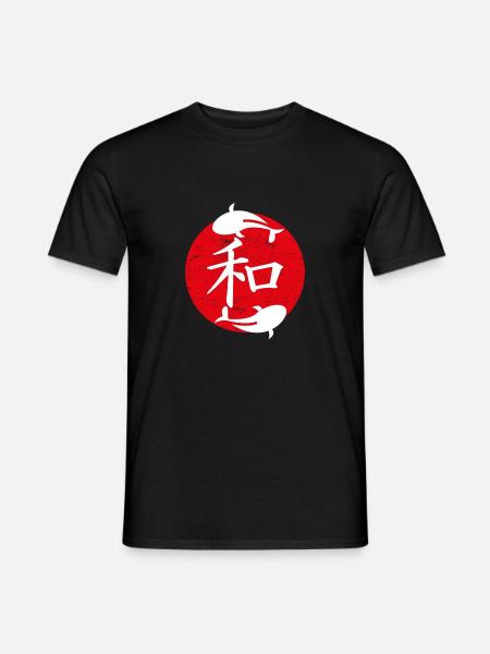 Peace Harmony Japan Kultur Japans - Männer T-Shirt - Schwarz