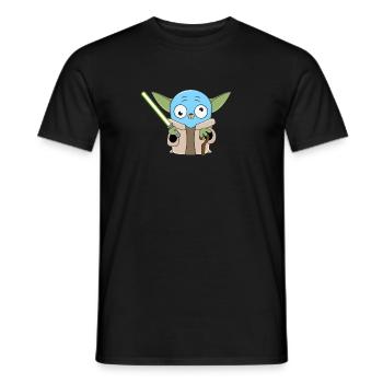 Taschenratte - Männer T-Shirt - Schwarz - Vorne - AI Model Male 178 light (178cm)