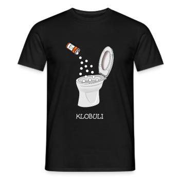 Globuli, Klobuli, Homeopathic Medicine Esotherics - Men's T-Shirt - black - Front - AI Model Male 178 light (178cm)