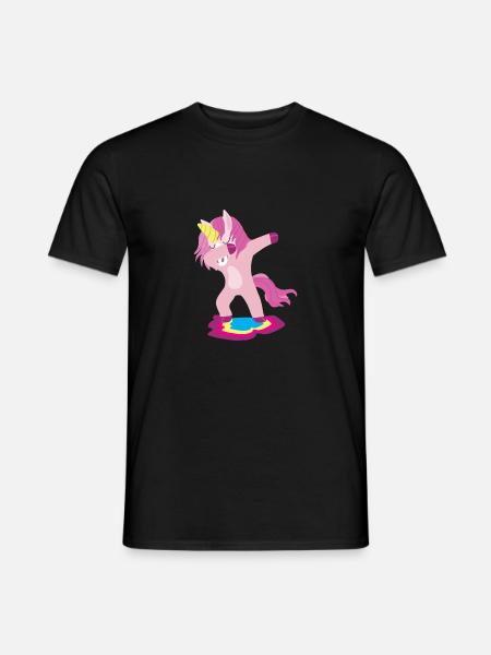 Unicorn Shirt · Colorful Sweet · Trend Gift - Men's T-Shirt - black