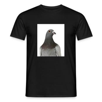 Taube. Pigeon - Männer T-Shirt - Schwarz - Vorne - AI Model Male 178 light (178cm)