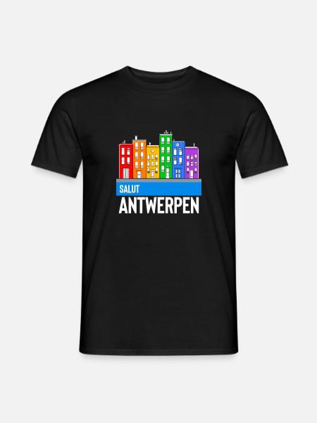 Antwerpen - T-shirt homme - noir