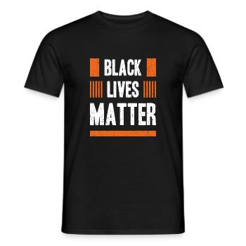Black Live Matters - T-shirt - T-shirt homme - noir - Devant - AI Model Male 178 light (178cm)