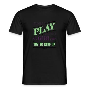 sport golfclub funnygolfgift golfcoach golfing - Männer T-Shirt - Schwarz - Vorne - AI Model Male 178 light (178cm)