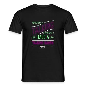 citation drôle citation amant drôle dictons heureux - T-shirt homme - noir - Devant - AI Model Male 178 light (178cm)