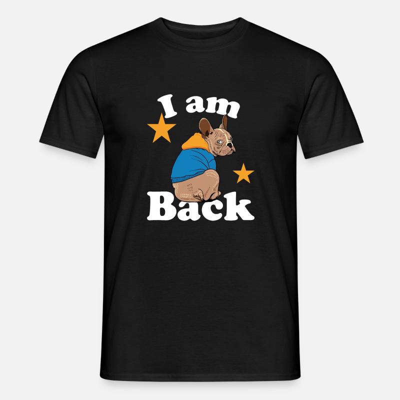 i am back - Männer T-Shirt - Schwarz