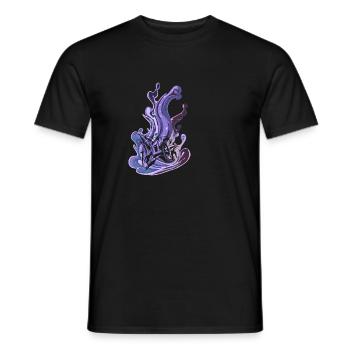 Graffiti Art Paints - Men's T-Shirt - black - Front - AI Model Male 178 light (178cm)