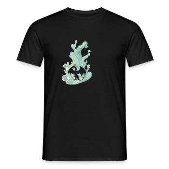 Drache Fantasy Magie - Männer T-Shirt - Schwarz - Vorne - AI Model Male 178 light (178cm)