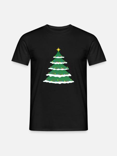 weihnachten winter rentier weihnachtsmann ugly chr - Männer T-Shirt - Schwarz