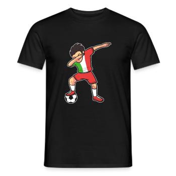 Italien Fußball - Männer T-Shirt - Schwarz - Vorne - AI Model Male 178 light (178cm)