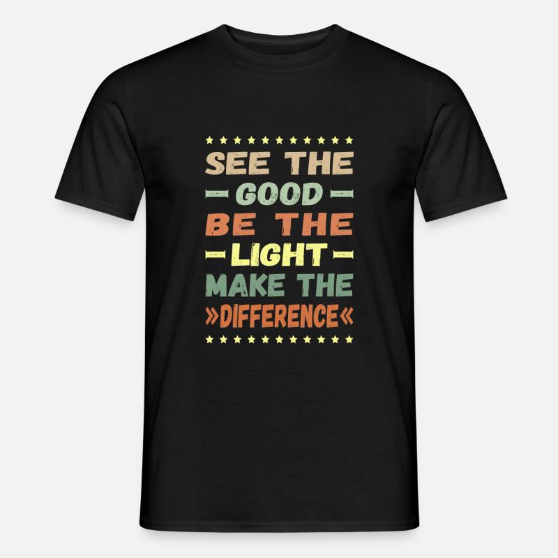 Make the difference - Männer T-Shirt - Schwarz