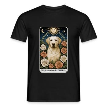 Labrador Retriever - Männer T-Shirt - Schwarz - Vorne - AI Model Male 178 light (178cm)