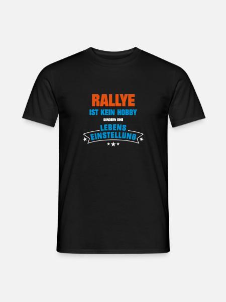 Rallye Sportart - Männer T-Shirt - Schwarz
