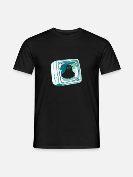 Ghost Ghost Chaser Mystery - Men's T-Shirt - black