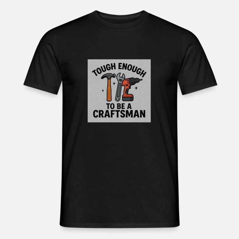 Handwerker - Männer T-Shirt - Schwarz
