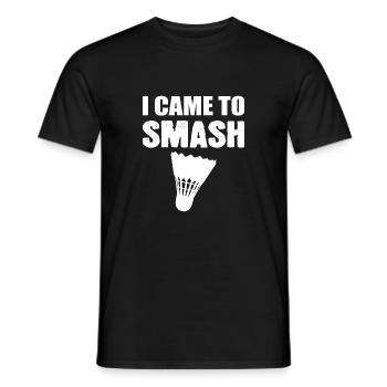 Kam zu zerschlagen Federballspieler Gift - Männer T-Shirt - Schwarz - Vorne - AI Model Male 178 light (178cm)
