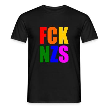 Fck nzs - T-shirt homme - noir - Devant - AI Model Male 178 light (178cm)