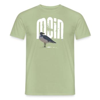 MOIN Schiss - Männer T-Shirt - Sage - Vorne - AI Model Male 178 light (178cm)