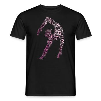 Lustiges Kunstturnen - Männer T-Shirt - Schwarz - Vorne - AI Model Male 178 light (178cm)