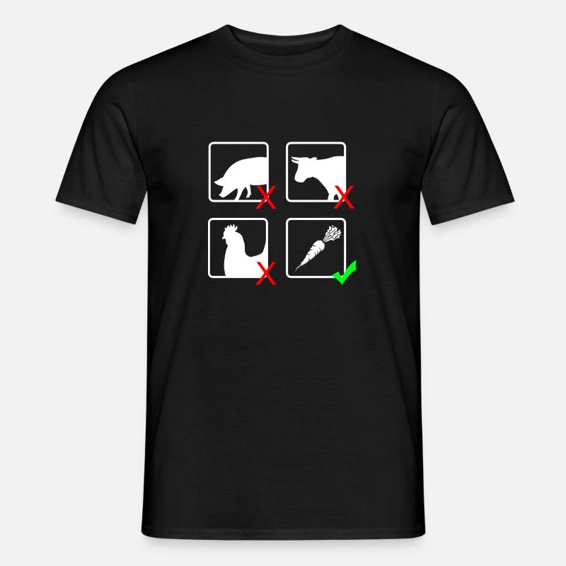 Karotte - Männer T-Shirt - Schwarz