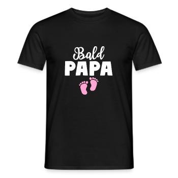 Bald Papa Tochter Baby Vater - Männer T-Shirt - Schwarz - Vorne - AI Model Male 178 light (178cm)