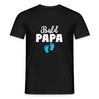 Bald Papa Sohn Baby Vater - Männer T-Shirt - Schwarz - Vorne - AI Model Male 178 light (178cm)