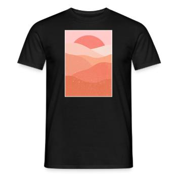 Esthétique montagnarde - T-shirt homme - noir - Devant - AI Model Male 178 light (178cm)