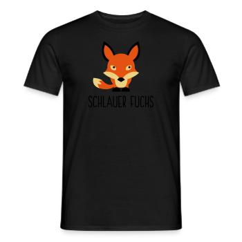 I am a cunning fox - Men's T-Shirt - black - Front - AI Model Male 178 light (178cm)