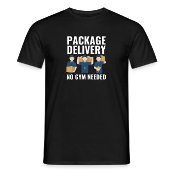 Postman Postman Postman Postman - Men's T-Shirt - black - Front - AI Model Male 178 light (178cm)
