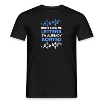 Postman Postman Postman Postman - Men's T-Shirt - black - Front - AI Model Male 178 light (178cm)