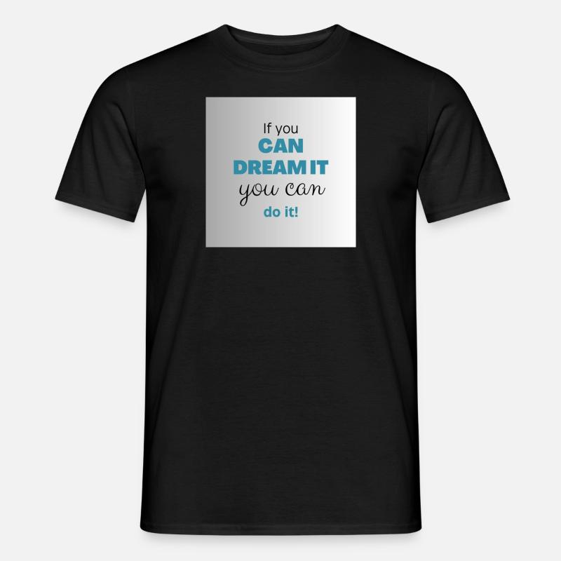 do it - Männer T-Shirt - Schwarz