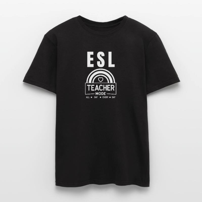 Enseignant d’anglais langue seconde |Langue anglaise |Pour les enseignants d’anglais langue seconde T-shirt homme
