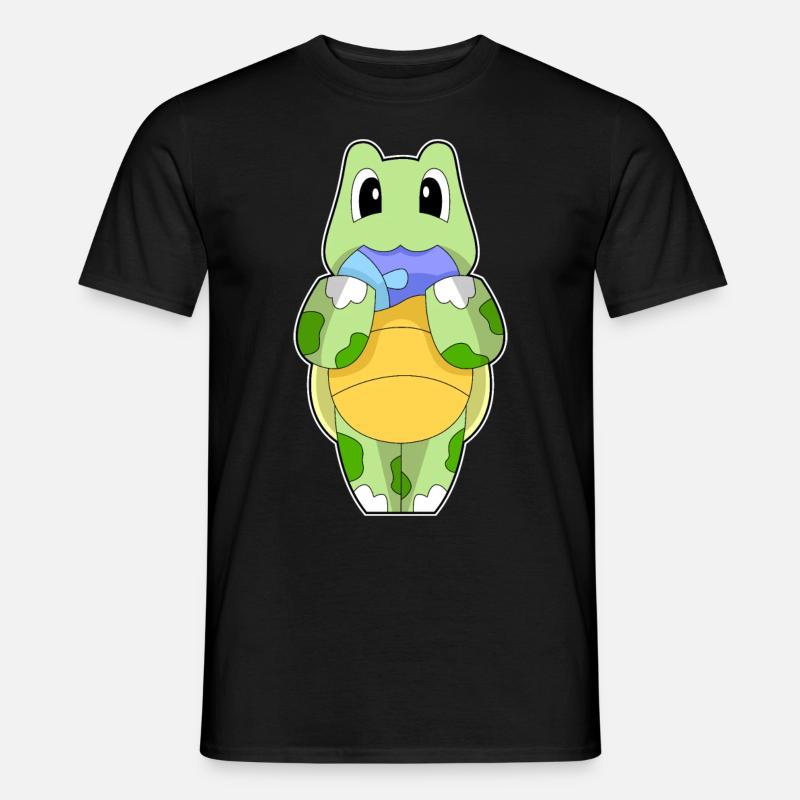 Turtle Fish - Men’s T-shirt - black