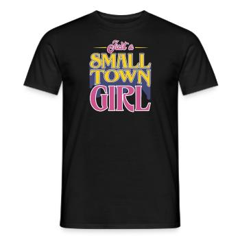 Juste un petit cadeau de fille de ville - T-shirt homme - noir - Devant - AI Model Male 178 light (178cm)
