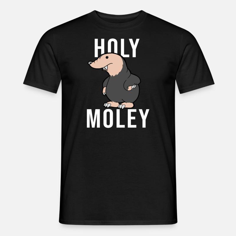 Maulwurf - Männer T-Shirt - Schwarz