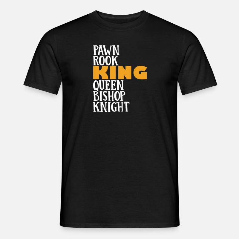 Schach - Männer T-Shirt - Schwarz