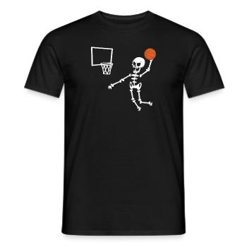 Skelett Sprung - Männer T-Shirt - Schwarz - Vorne - AI Model Male 178 light (178cm)
