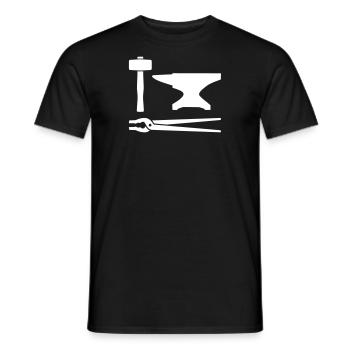 Forgeron - T-shirt homme - noir - Devant - AI Model Male 178 light (178cm)