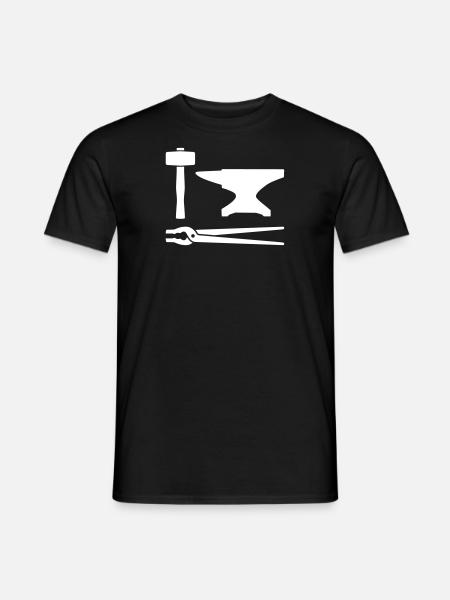 Blacksmith tools - Men's T-Shirt - black