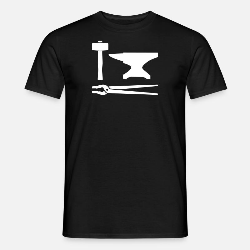 Schmied - Männer T-Shirt - Schwarz