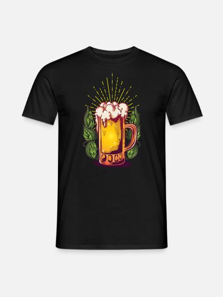 THE BEER MUG - Men's T-Shirt - black