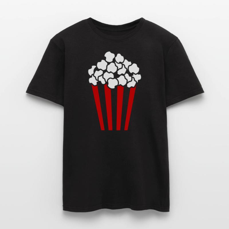 Popcorn Cube / Anpassbare Farbe / 2c Männer T-Shirt