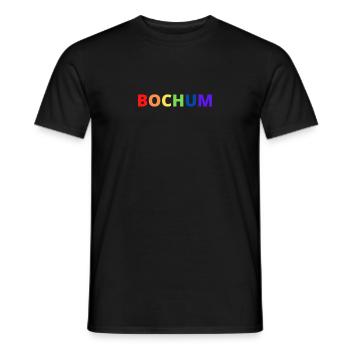 Bochum Ruhrgebiet Fussball Tradition - Männer T-Shirt - Schwarz - Vorne - AI Model Male 178 light (178cm)