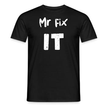 Mr Fix It - Homme à tout faire - T-shirt homme - noir - Devant - AI Model Male 178 light (178cm)