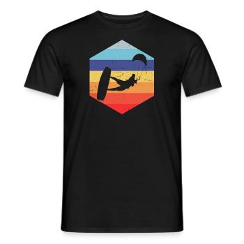 Kitesurfer Kitesurf Homme Kitesurf - T-shirt homme - noir - Devant - AI Model Male 178 light (178cm)