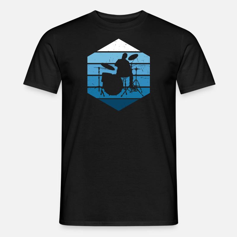 Drummer Drummer Drummer Men - T-shirt homme - noir