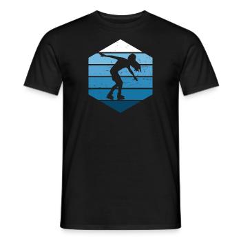 Roller Skates Roller Skating Men Roller Skates - Men's T-Shirt - black - Front - AI Model Male 178 light (178cm)