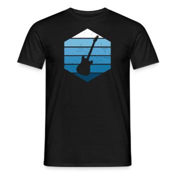 Guitariste Guitariste Guitariste Hommes Femmes - T-shirt homme - noir - Devant - AI Model Male 178 light (178cm)