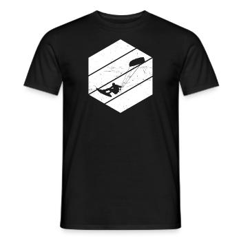 Men's Kitesurfing Kite Kite Women Kitesurfer - Men's T-Shirt - black - Front - AI Model Male 178 light (178cm)